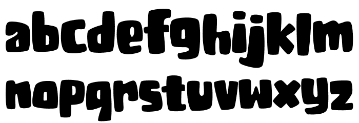 Tricky Jimmy Font LOWERCASE