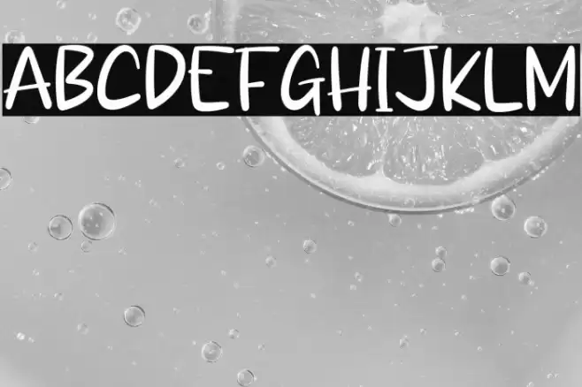 Tricky Night Font examples