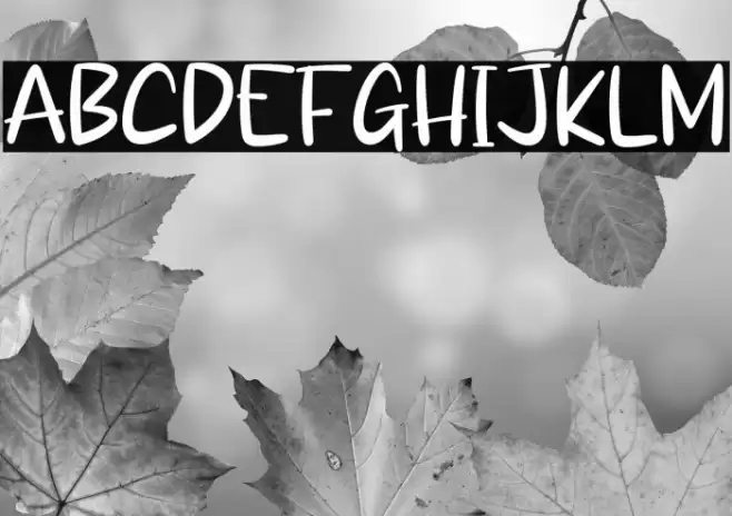 Tricky Night Font examples