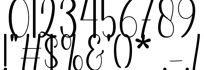 Tricky Font OTHER CHARS