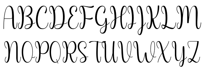 Tricky Font UPPERCASE