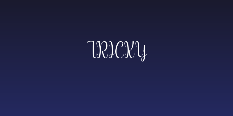 Tricky Social Header
