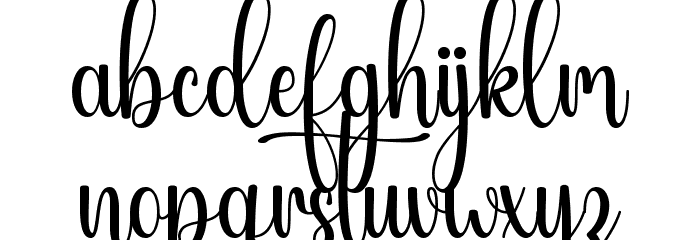 Tricky Font LOWERCASE