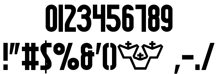 Tricrown Font OTHER CHARS