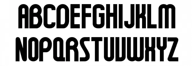 Tricrown Schriftart Groß