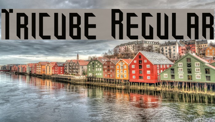 Tricube Regular Font examples