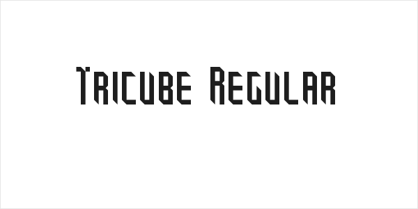 Tricube Regular Logo