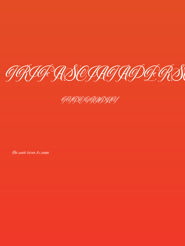 TrifasciataPersonalUseOnly-Regu Poster