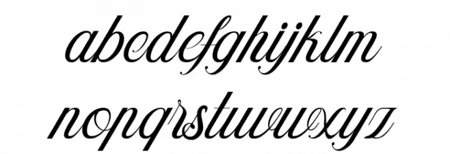 TrifasciataPersonalUseOnly-Regu Font Litere mici