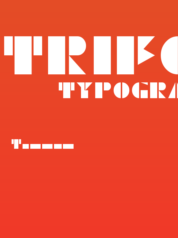 Trifolium Stencil Regular Poster