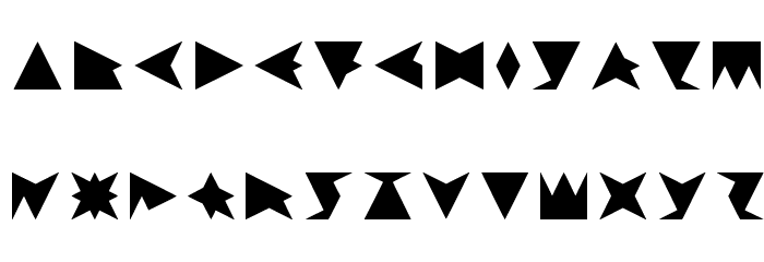 Trifont Font LOWERCASE