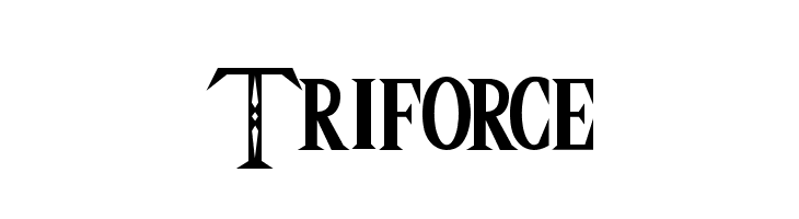 Triforce Font