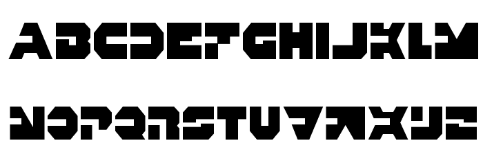 Trigger Man Condensed Font LOWERCASE