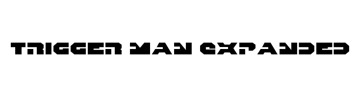 Trigger Man Expanded  Frei Schriftart Herunterladen