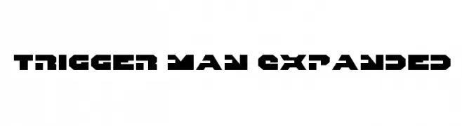 Trigger Man Expanded  Скачать бесплатные шрифты