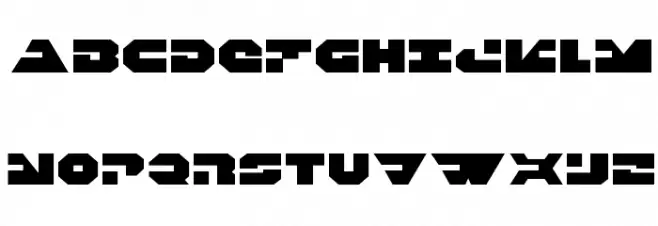Trigger Man Expanded Schriftart Groß