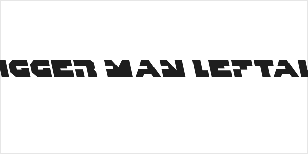 Trigger Man Leftalic Logo
