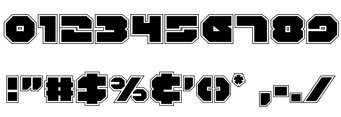 Trigger Man Pro Regular Font OTHER CHARS