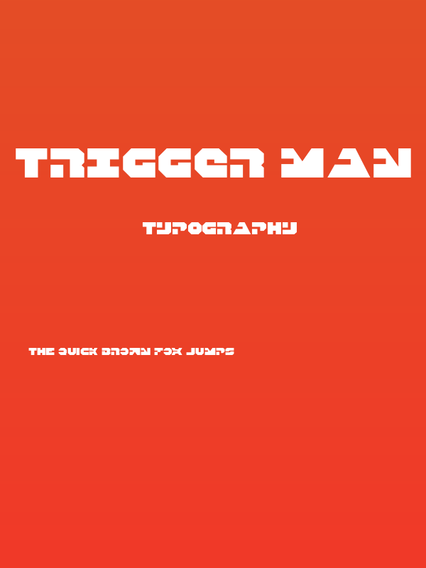 Trigger Man Regular Poster