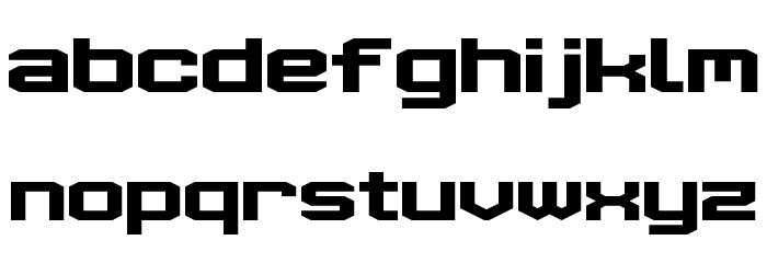 Triggering Fanfares Regular Font LOWERCASE