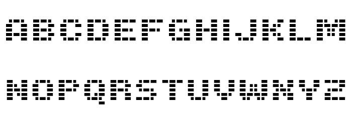 Trigram Light Font LOWERCASE