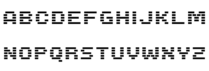 Trigram Font LOWERCASE