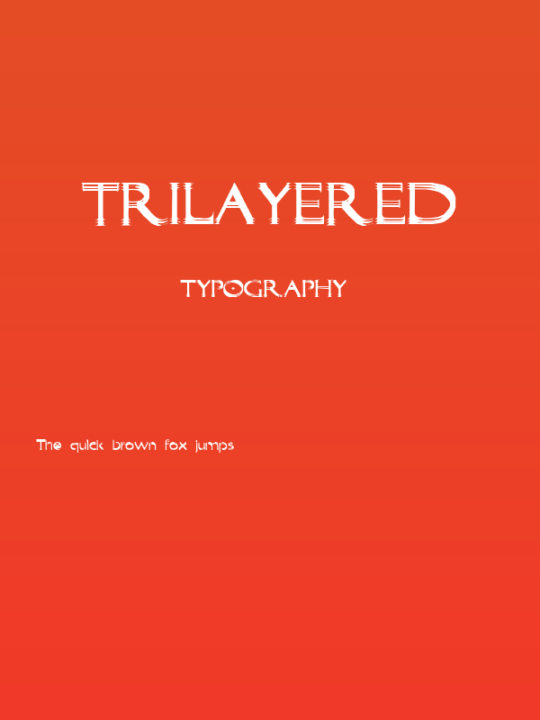 Trilayered Poster