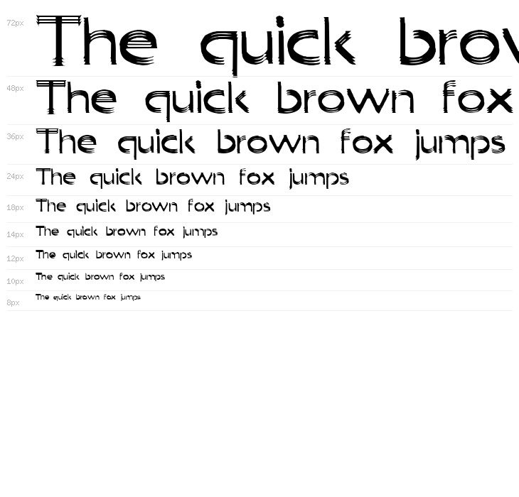 Trilayered Waterfall