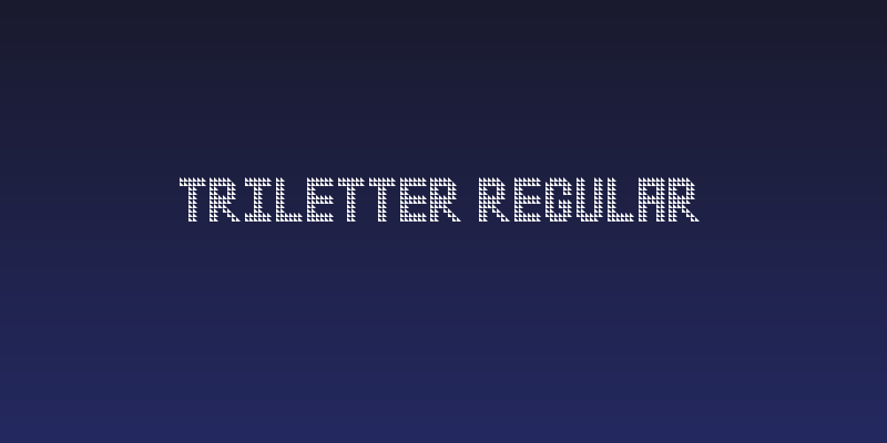 Triletter Regular Social Header