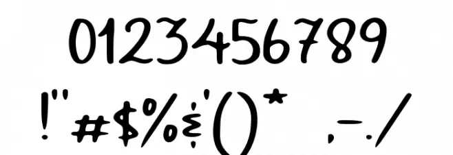 Trilogi Materialism Font OTHER CHARS