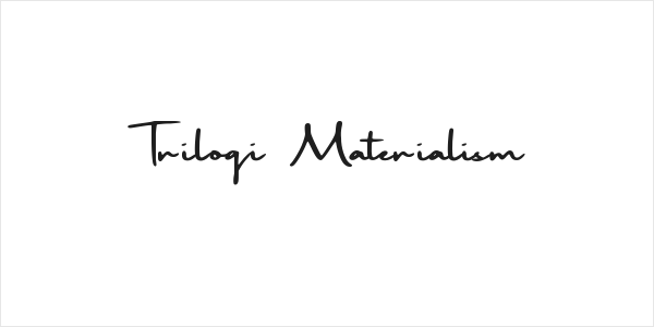 Trilogi Materialism Logo