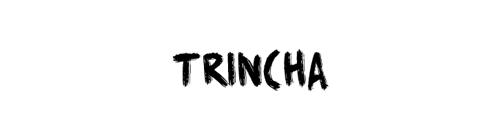 Trincha  font caratteri gratis