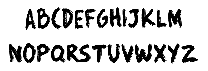 Trincha Font LOWERCASE