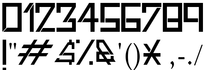 Tringo Font OTHER CHARS