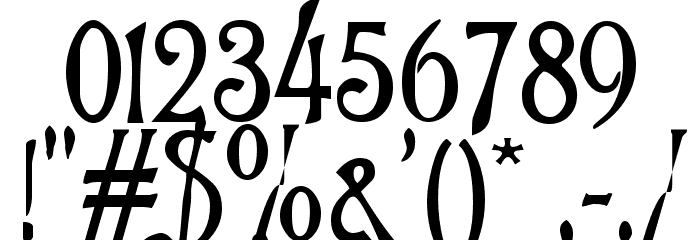 Trinigan FG Font OTHER CHARS