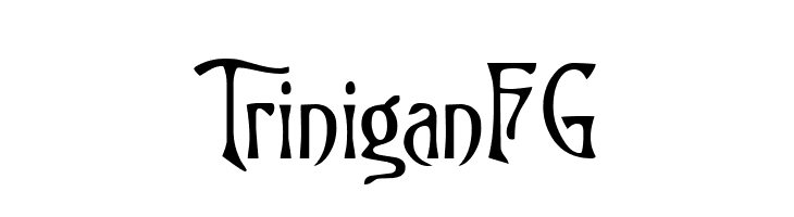 Trinigan FG  Free Fonts Download