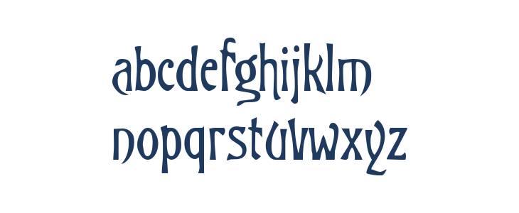 Trinigan FG Lowercase