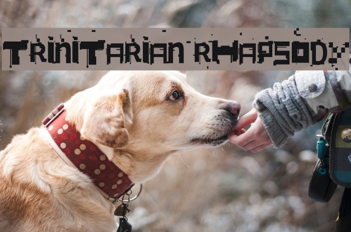 Trinitarian Rhapsody Font examples