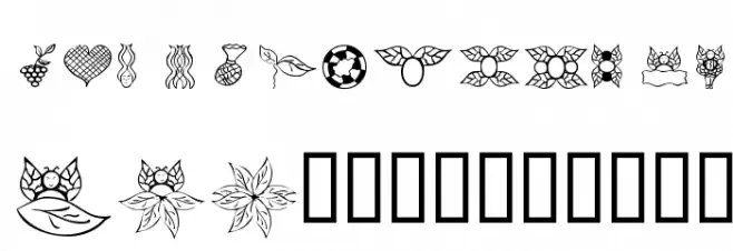 Trinkets1 Font Litere mari