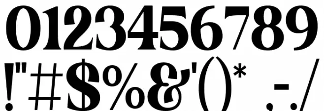 Trinstam Font OTHER CHARS