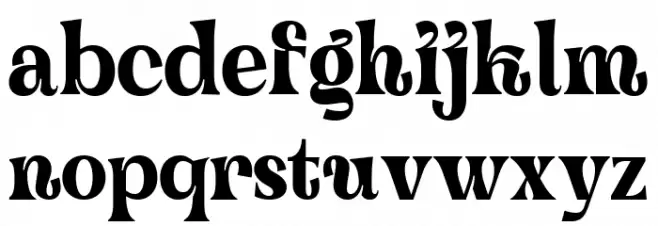Trinstam Font LOWERCASE