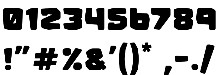 Trinta_quatro Bold Font OTHER CHARS