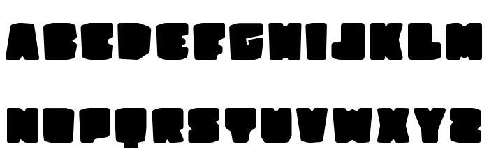 Trinta_quatro Fat Font LOWERCASE