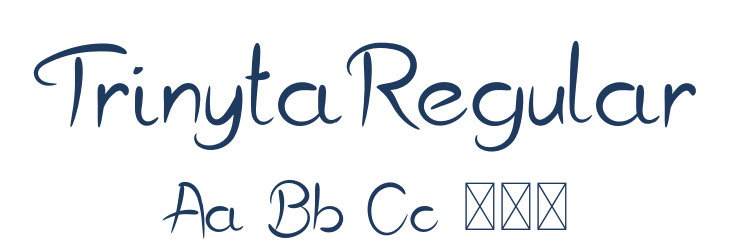 TrinytaRegular Font Preview