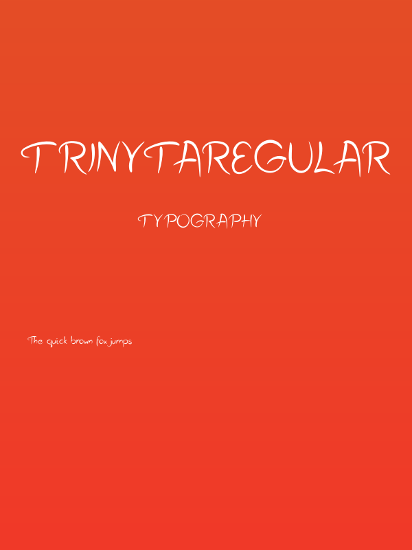 TrinytaRegular Poster
