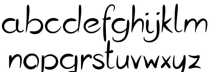 TrinytaRegular Font LOWERCASE