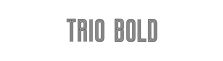 Trio Bold Font