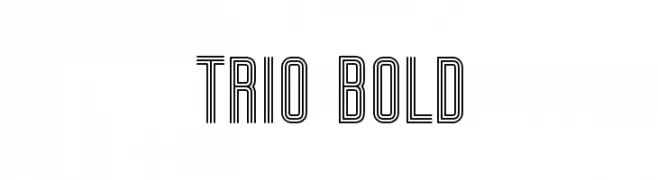 Trio Bold  baixar fontes gratis