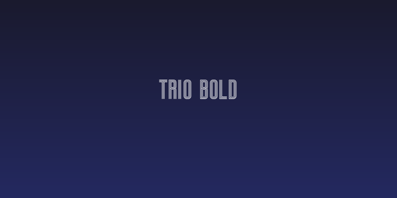 Trio Bold Social Header