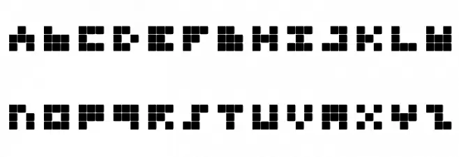 Trio Nona Tone Schriftart Groß
